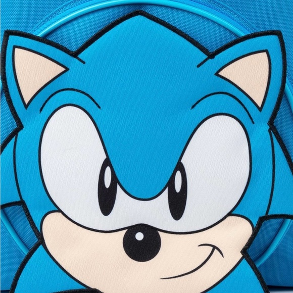 Sonic The Hedgehog Boys Backpack Set | Kids 4 Piece Blue - Picture 4 of 5